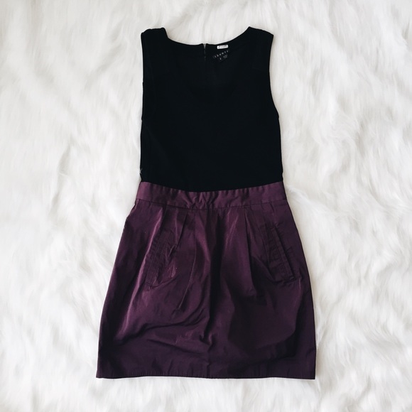 Theory Dresses & Skirts - Theory Tafetta Jumper Dress Purple
